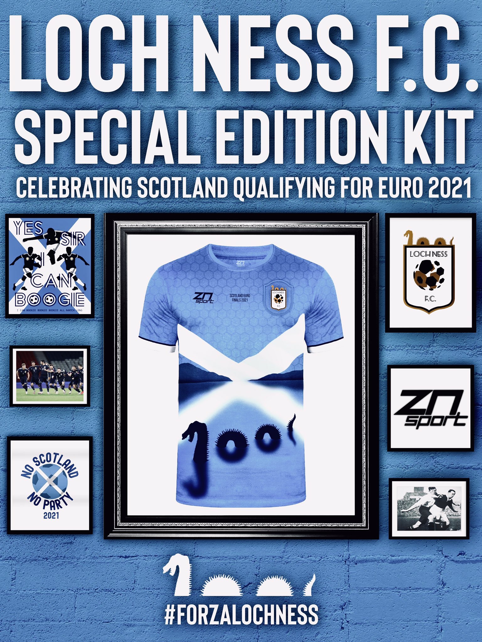 Loch Ness FC 2021 Special Edition Kit The KITSMAN