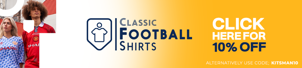 Discount 10 Percent Classic Football Shirts