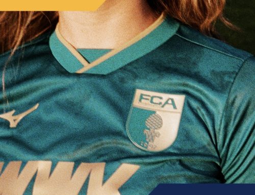 FC Augsburg Away Kit 2026/27: Water Shapes Perspective
